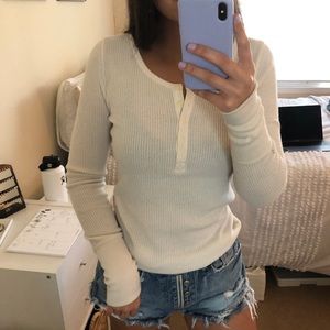 Long sleeve Henley top
